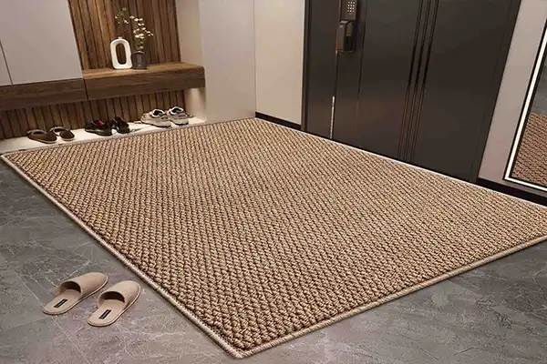 Are imitation sisal mats durable enough for busy commercial areas?